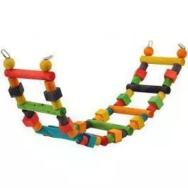 Echelle Rainbow Wooden Parrot Ladder - L